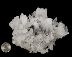 Hubnerite, Quartz and Chalcopyrite