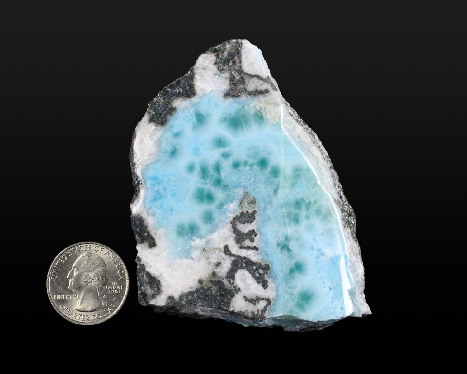 Blue Pectolite (Larimar)