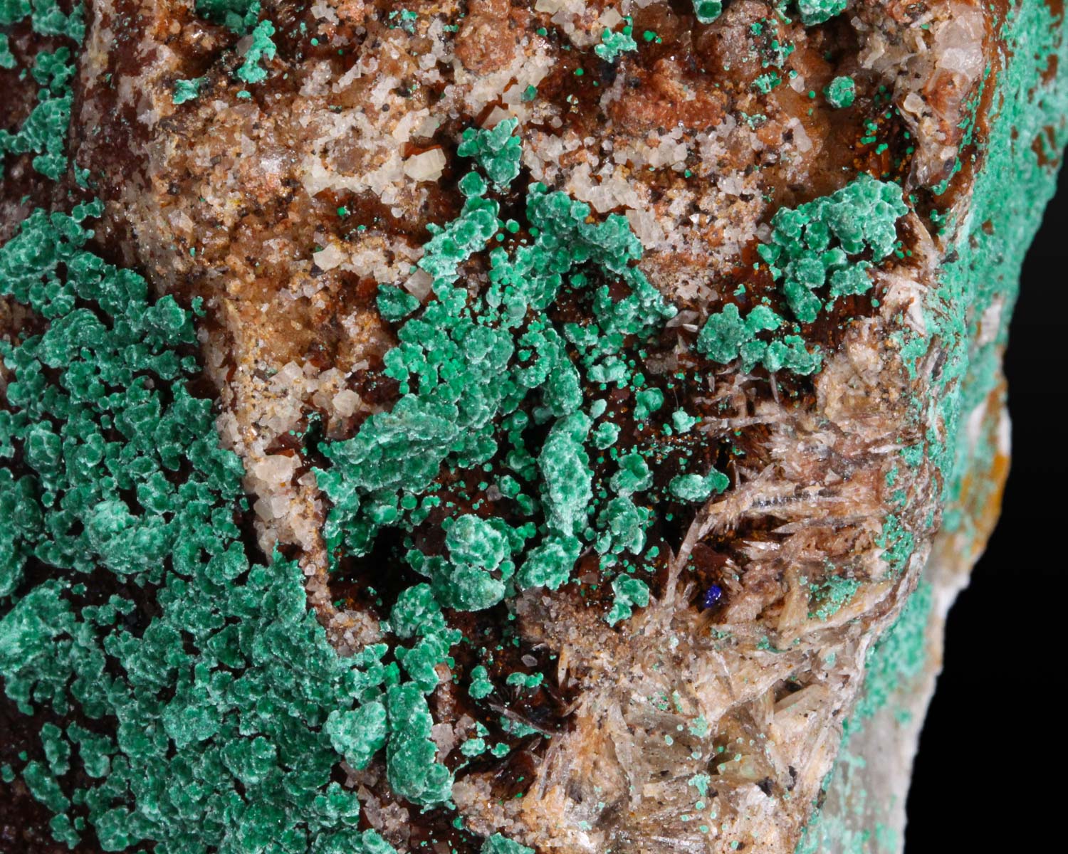 Malachite with Azurite