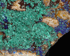 Malachite with Azurite