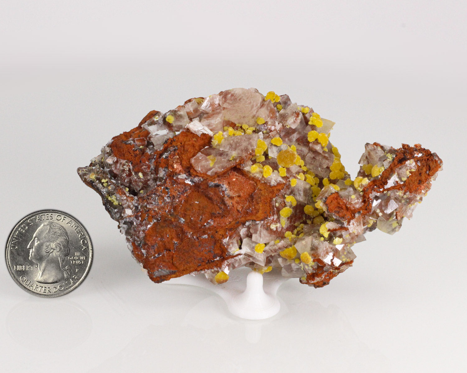 Mimetite with Calcite