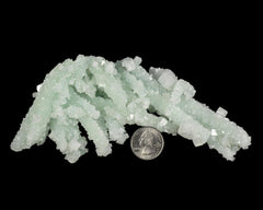 Prehnite Epimorph after Laumontite with Apophyllite