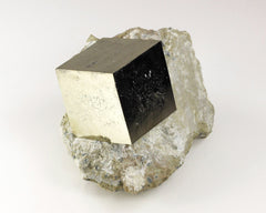 Pyrite Cube on matrix