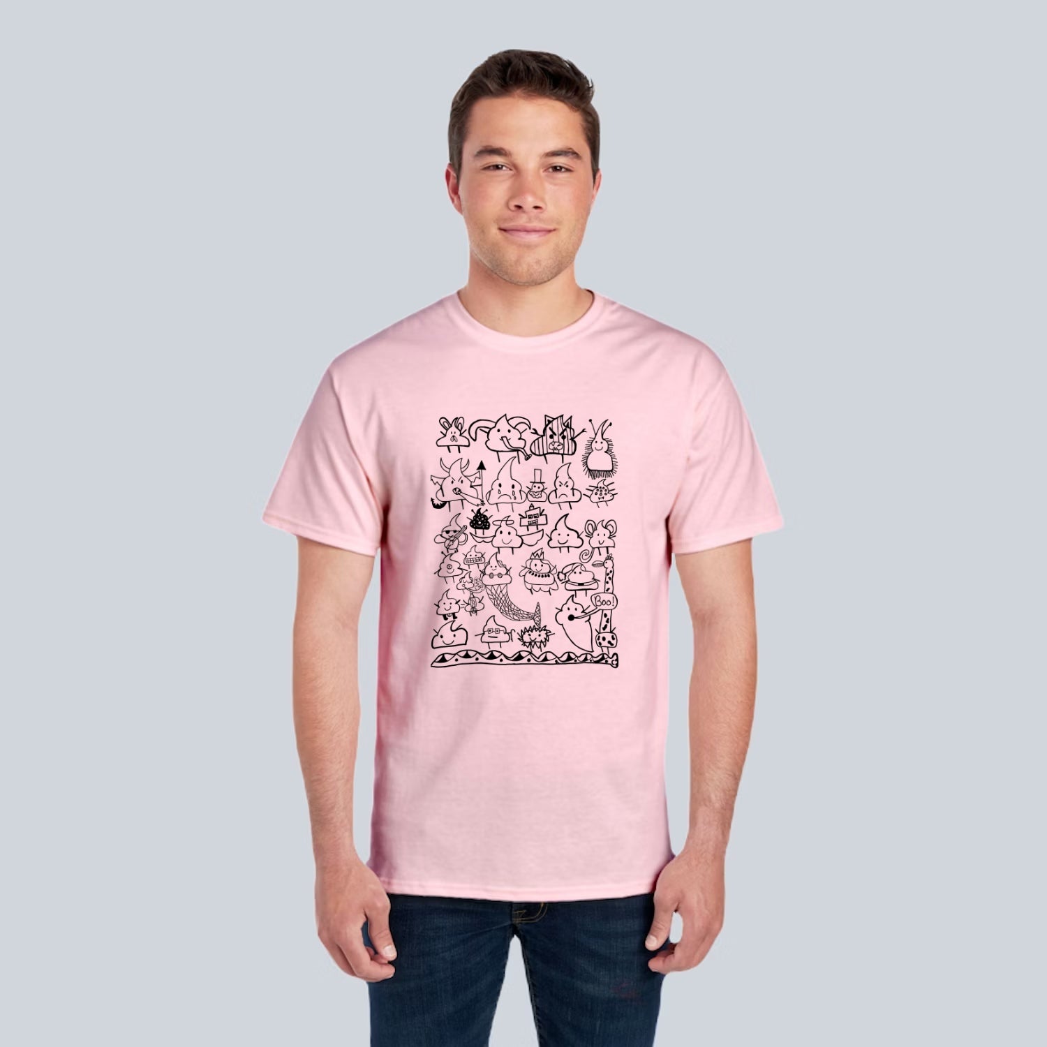 Poo-emoji T-shirts