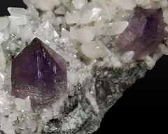 Amethyst Quartz with Calcite