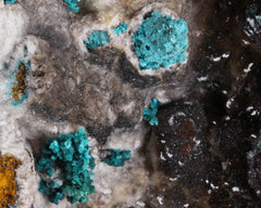 Rosasite with Calcite