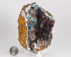 Rosasite with Calcite