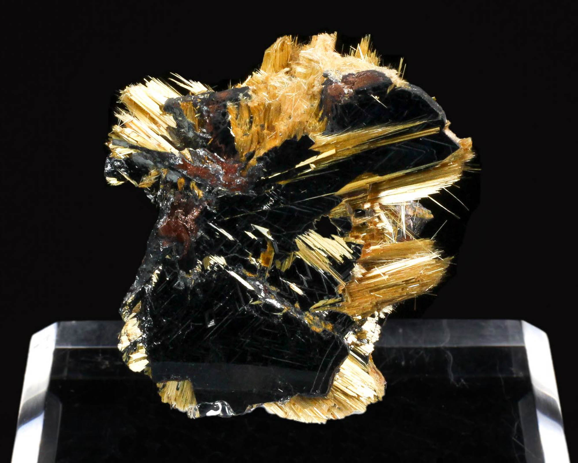 Rutile on Hematite