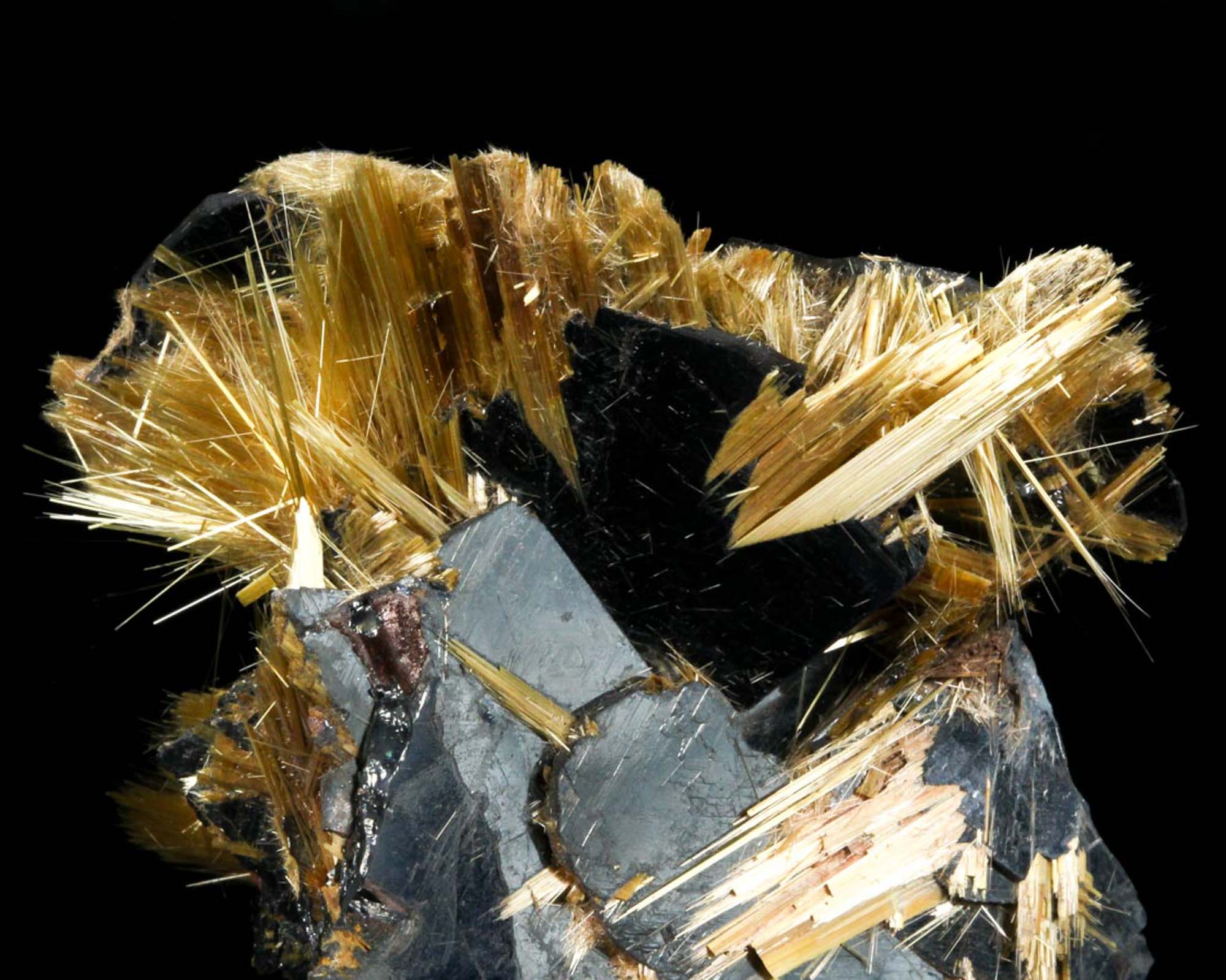 Rutile on Hematite