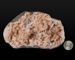 Scolecite on Heulandite