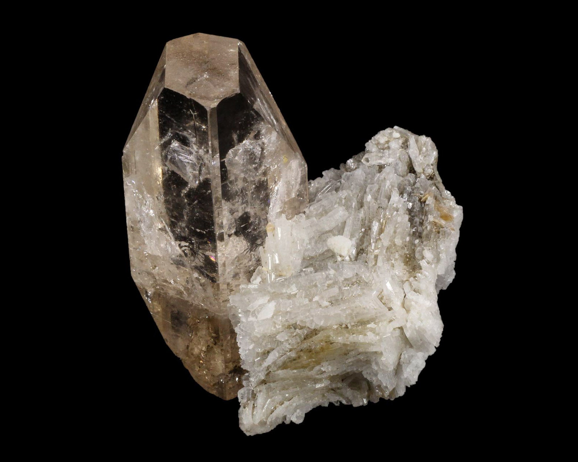 Topaz with Clevelandite