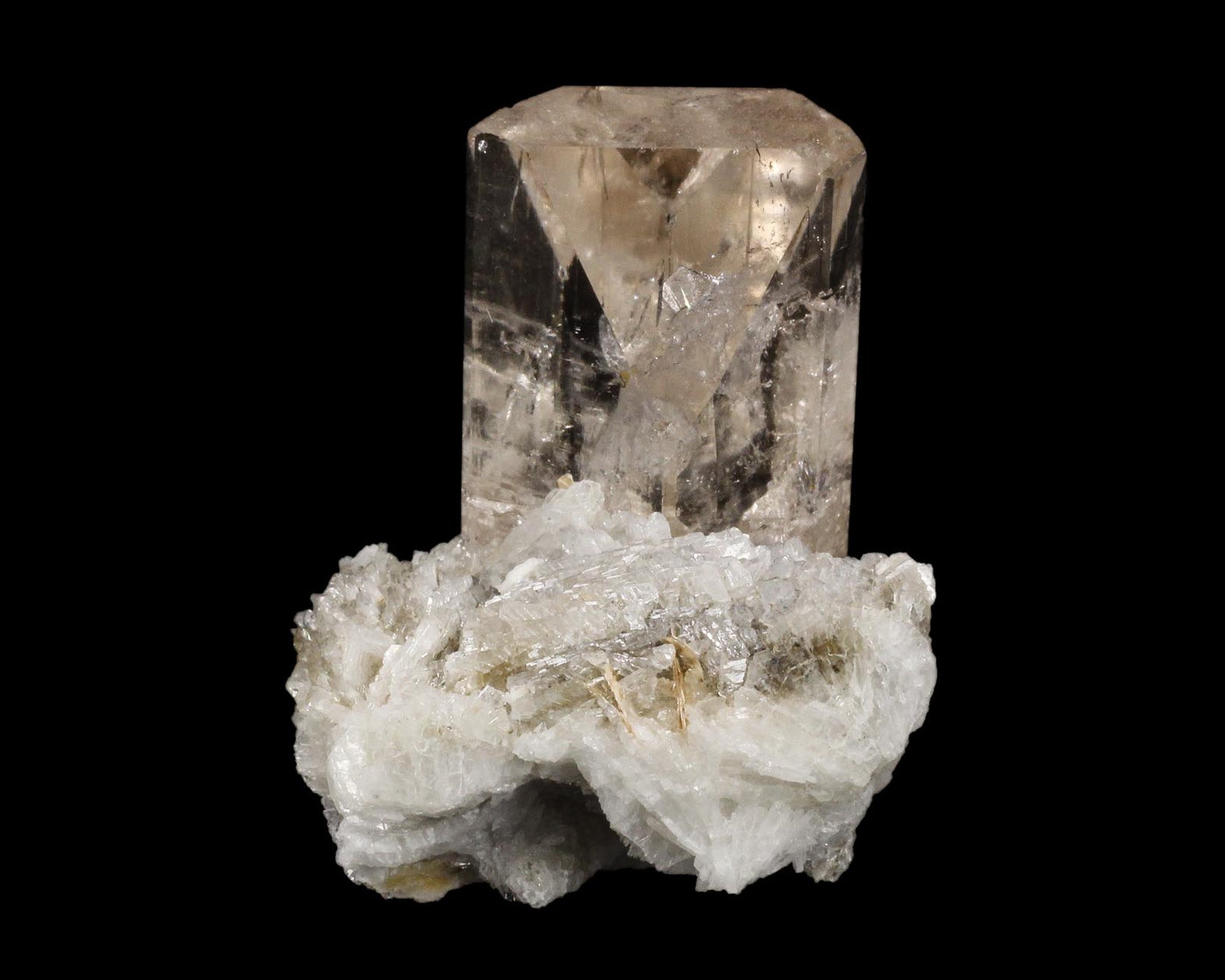 Topaz with Clevelandite