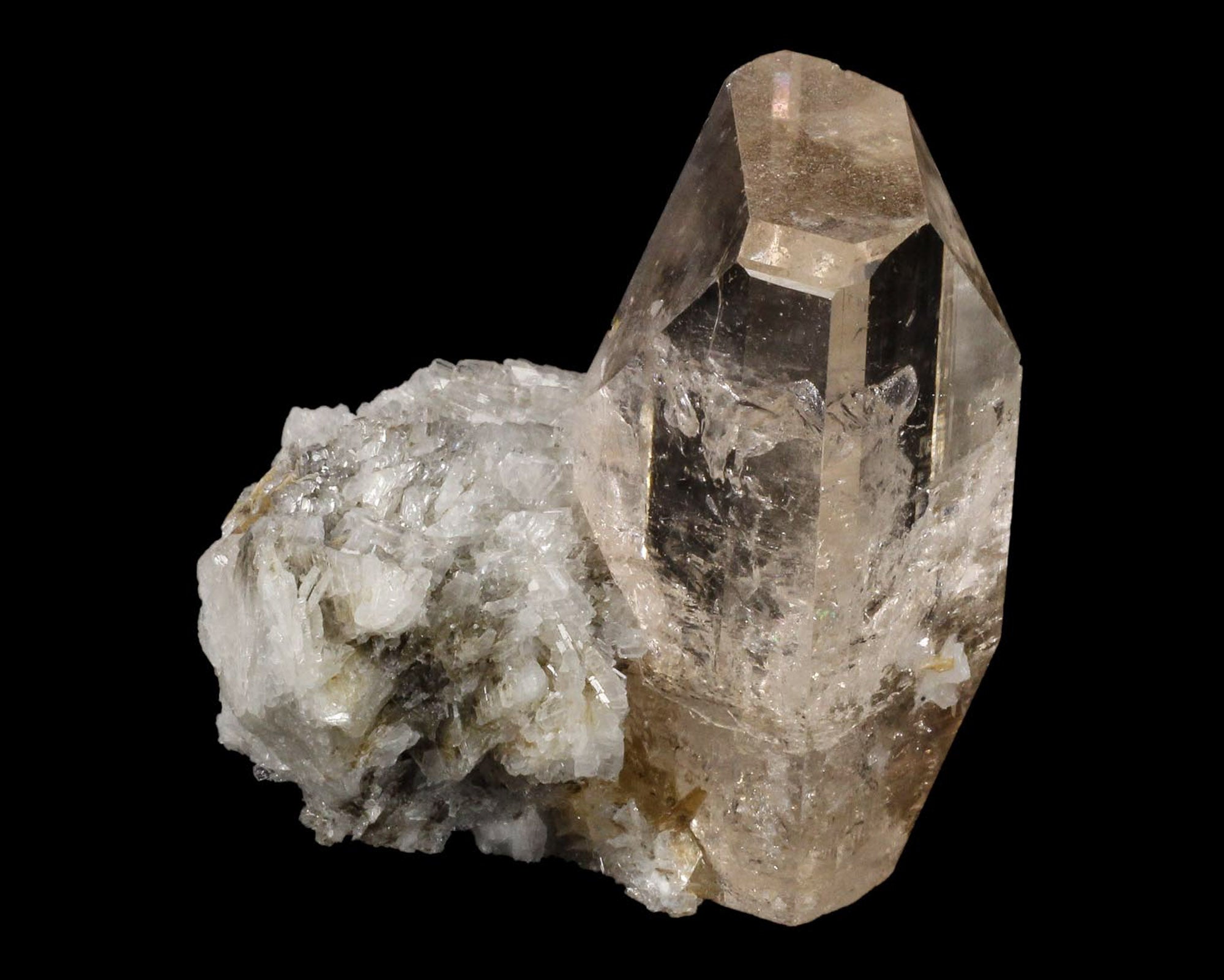 Topaz with Clevelandite