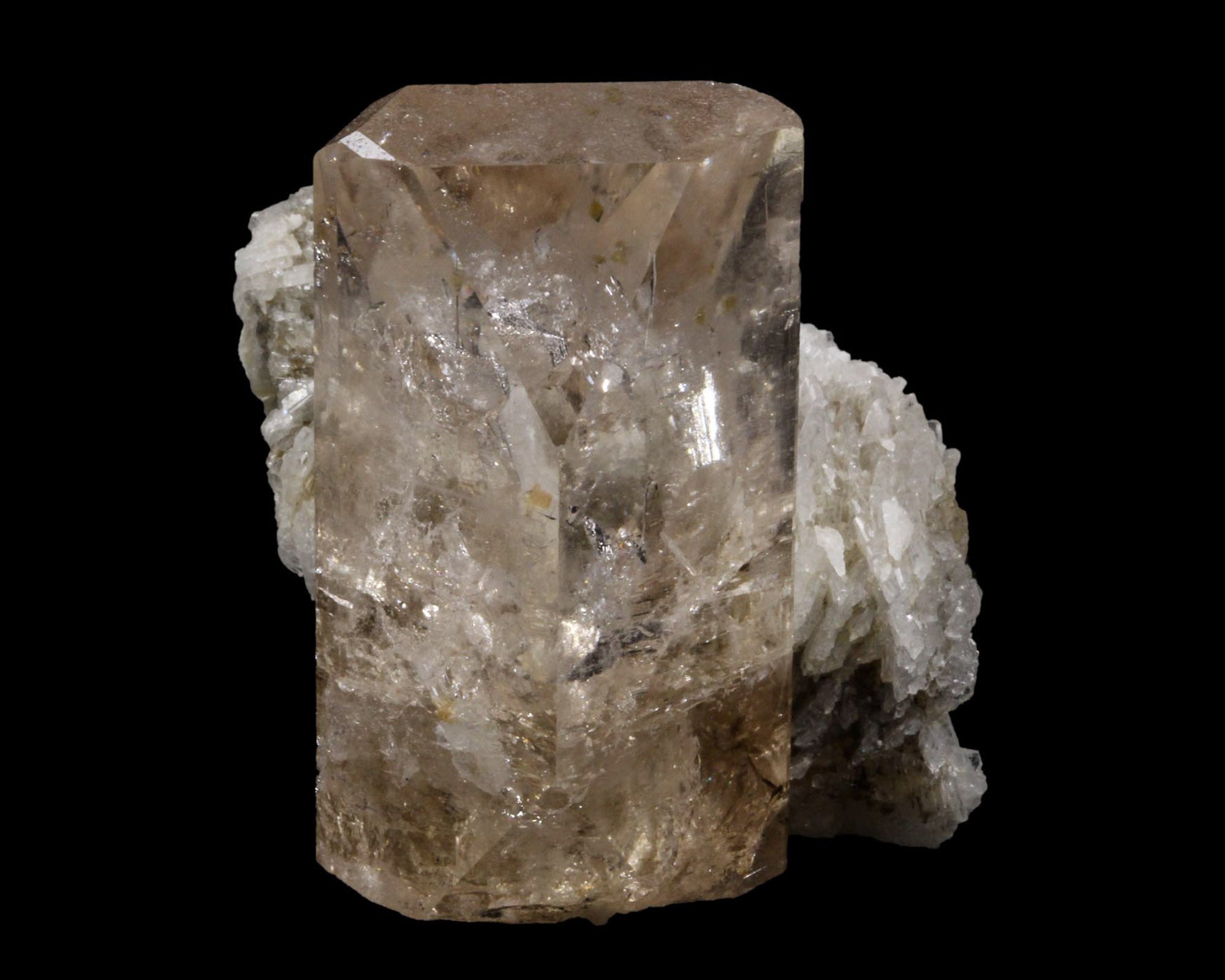 Topaz with Clevelandite