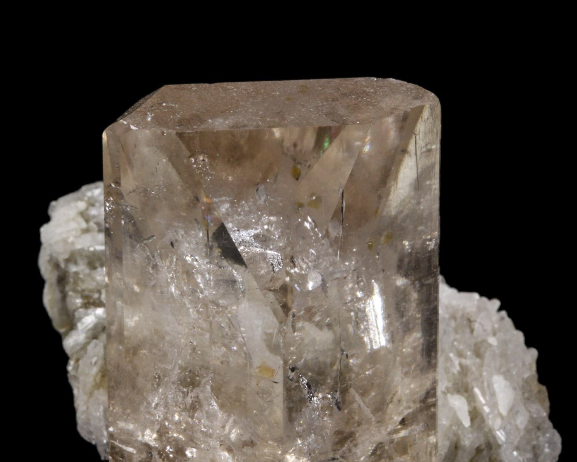 Topaz with Clevelandite