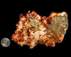 Vanadinite on Barite